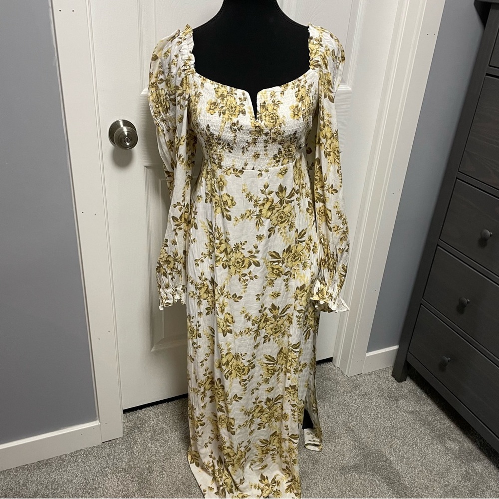 Free People - Jaymes Midi Floral Dress